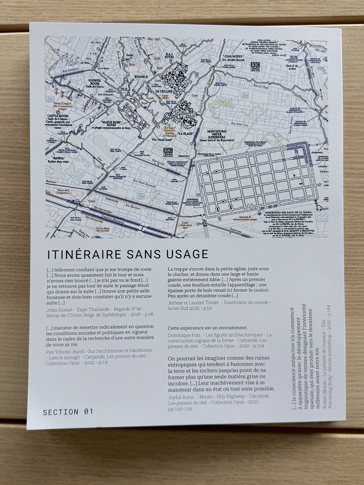 itinéraire sans usage